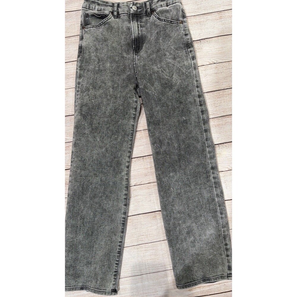 Express grey super Ultra stretch modern straight high rise jeans Small 0/2/4
